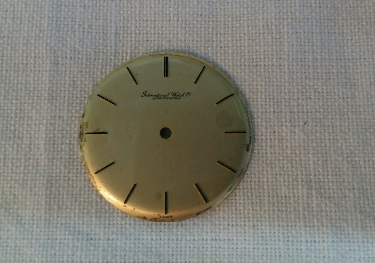 1960,s IWC Schaffhausen watch dail caliber C401,