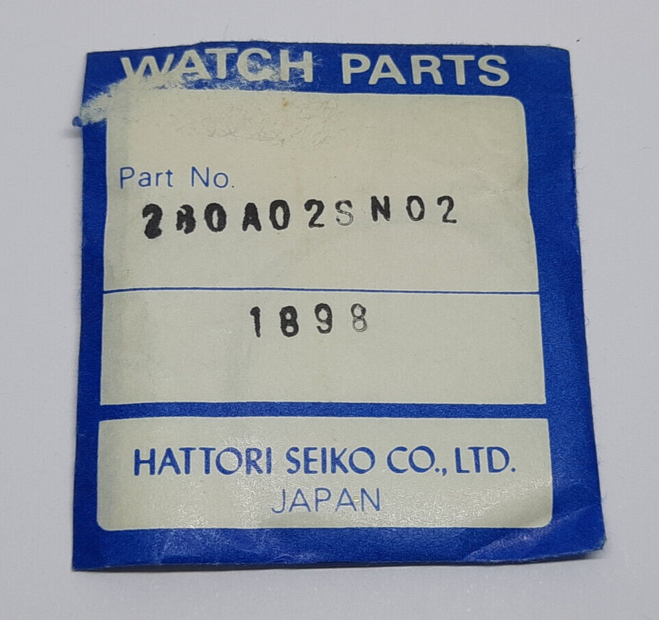 Genuine NOS Seiko 280A02SN02 Crystal for Seiko 4M21, 5T52, 7N01, 8N41