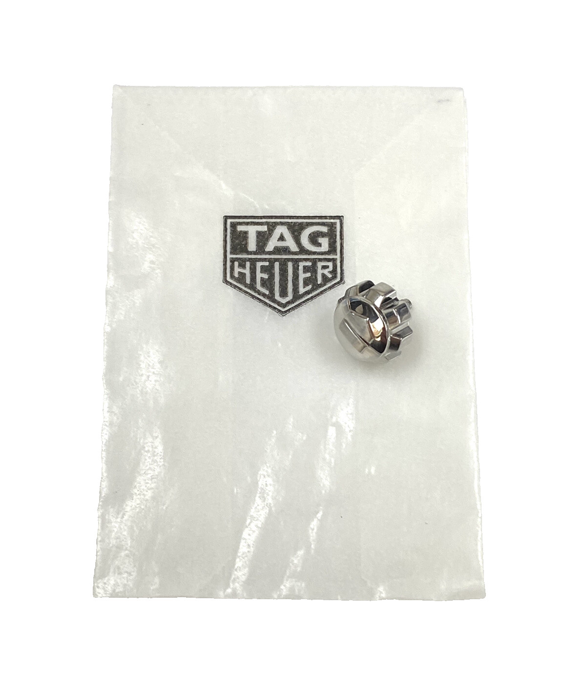 Genuine Tag Heuer Crown CAH101A , WAU1112, with gasket #57B