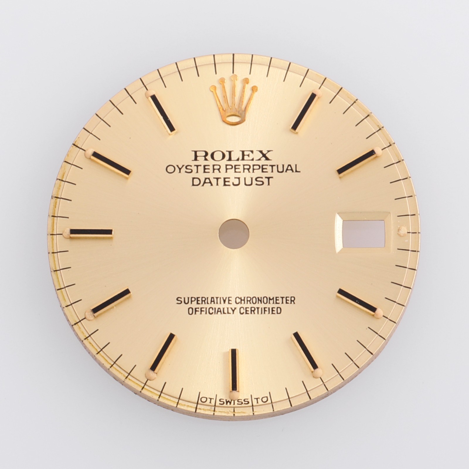 Rolex Lady Datejust 26mm Champagne Stick Dial TSwissT 6917 69173 69178 #J52