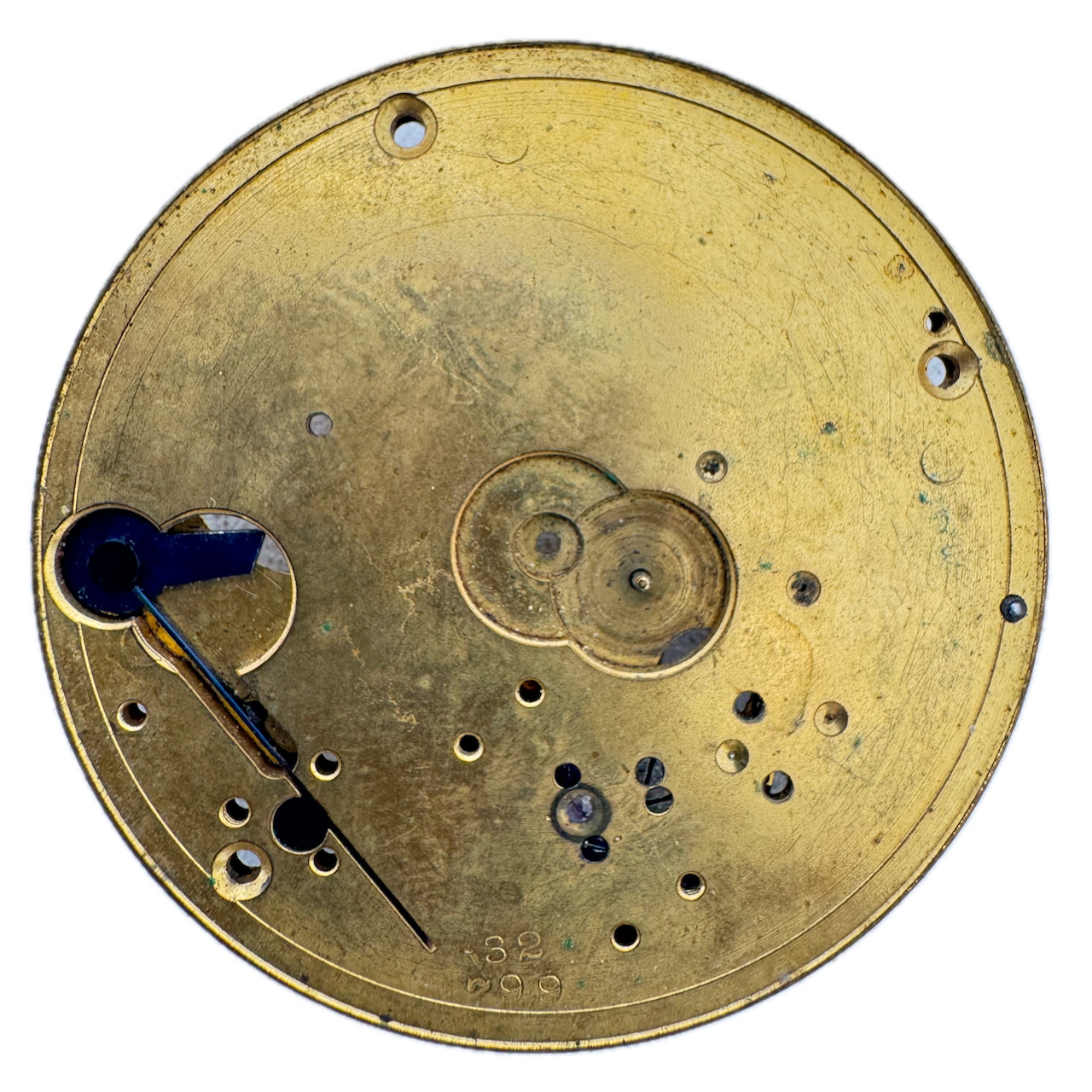 Antique 18s 1881 Lancaster 10 Jewel Mechanical Pocket Watch Movement West End