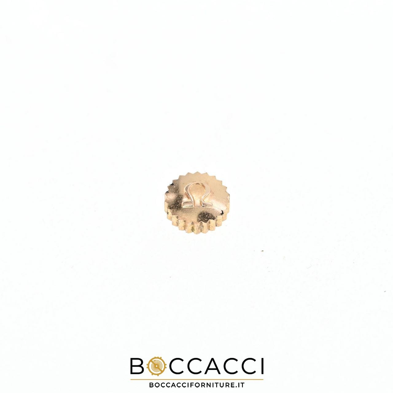 Omega 43001 Rose Gold Crown Ø 4.70mm, Tube 2.00mm Pitch 1.00mm (EXCELLENT CONDITION)