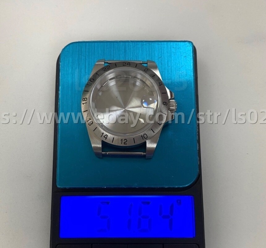 39mm Stainless Steel Calendar Sapphire Glass Solid Watch Case For NH35/36ETA2836