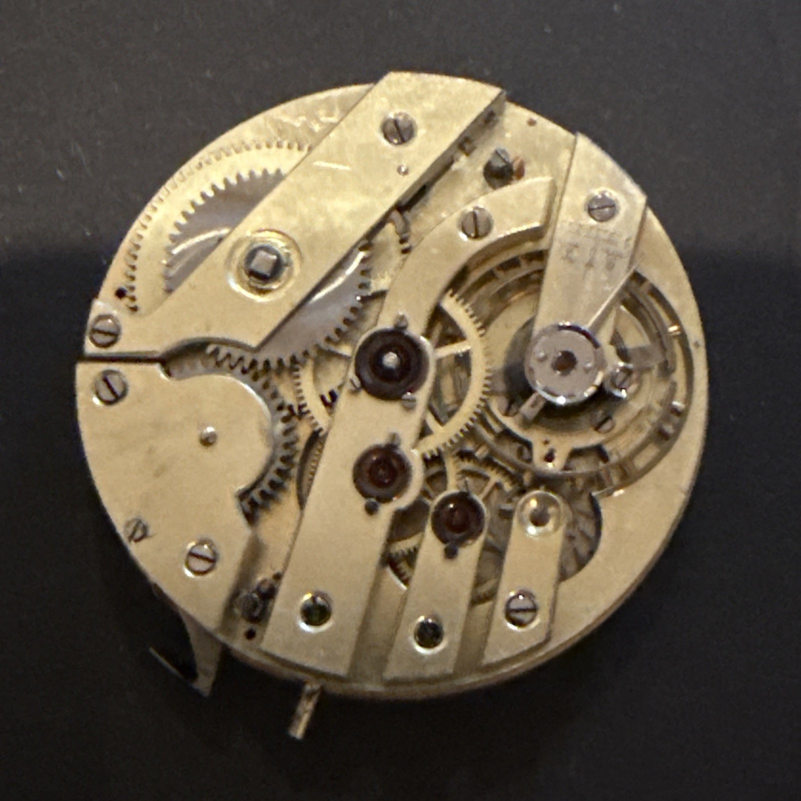 5 Antique Pocket Watch Movements Parts Elgin Waltham+