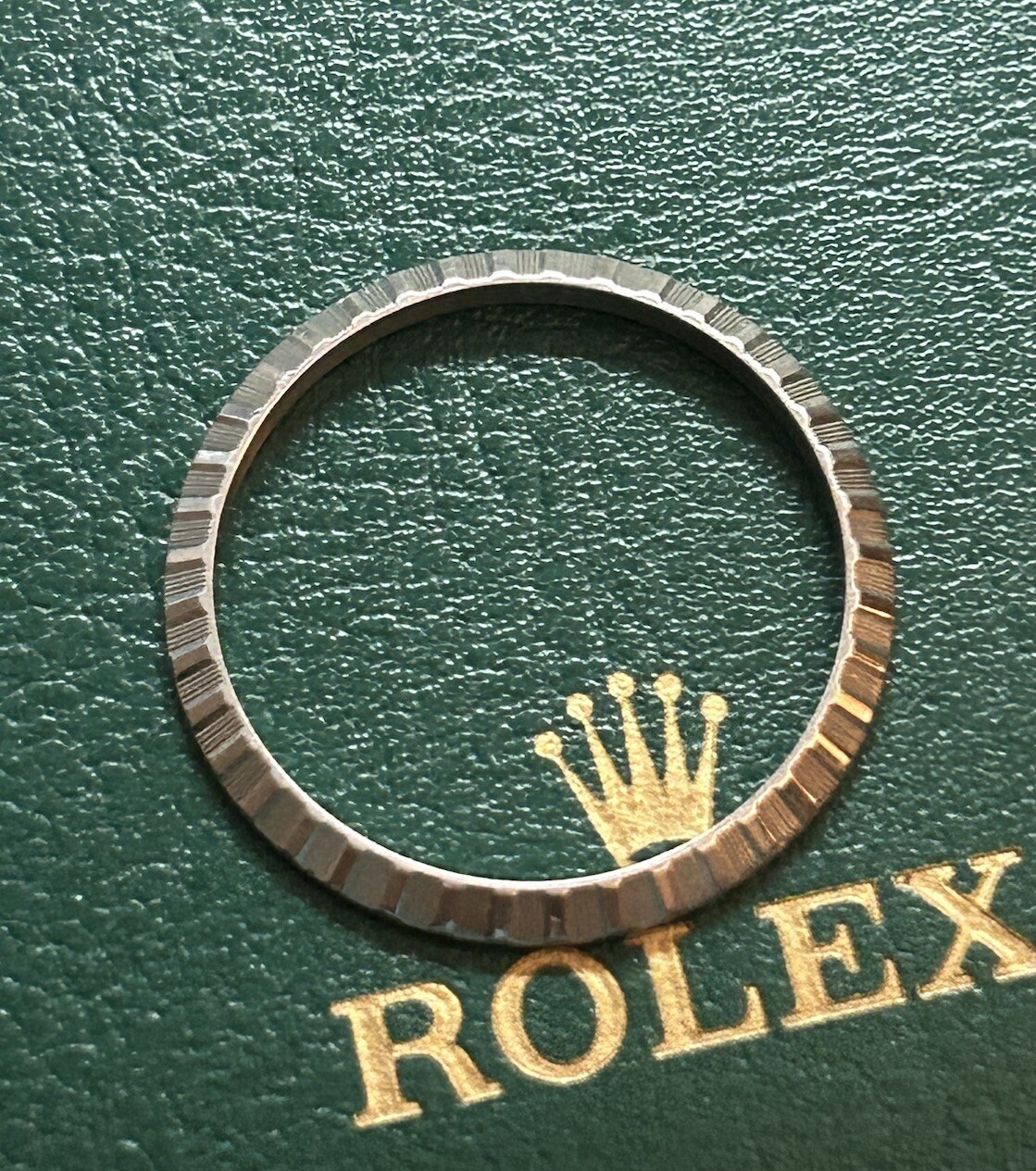 Vintage Rolex Ladies Datejust Engine Turned Steel Bezel 6916, 6917, 6927