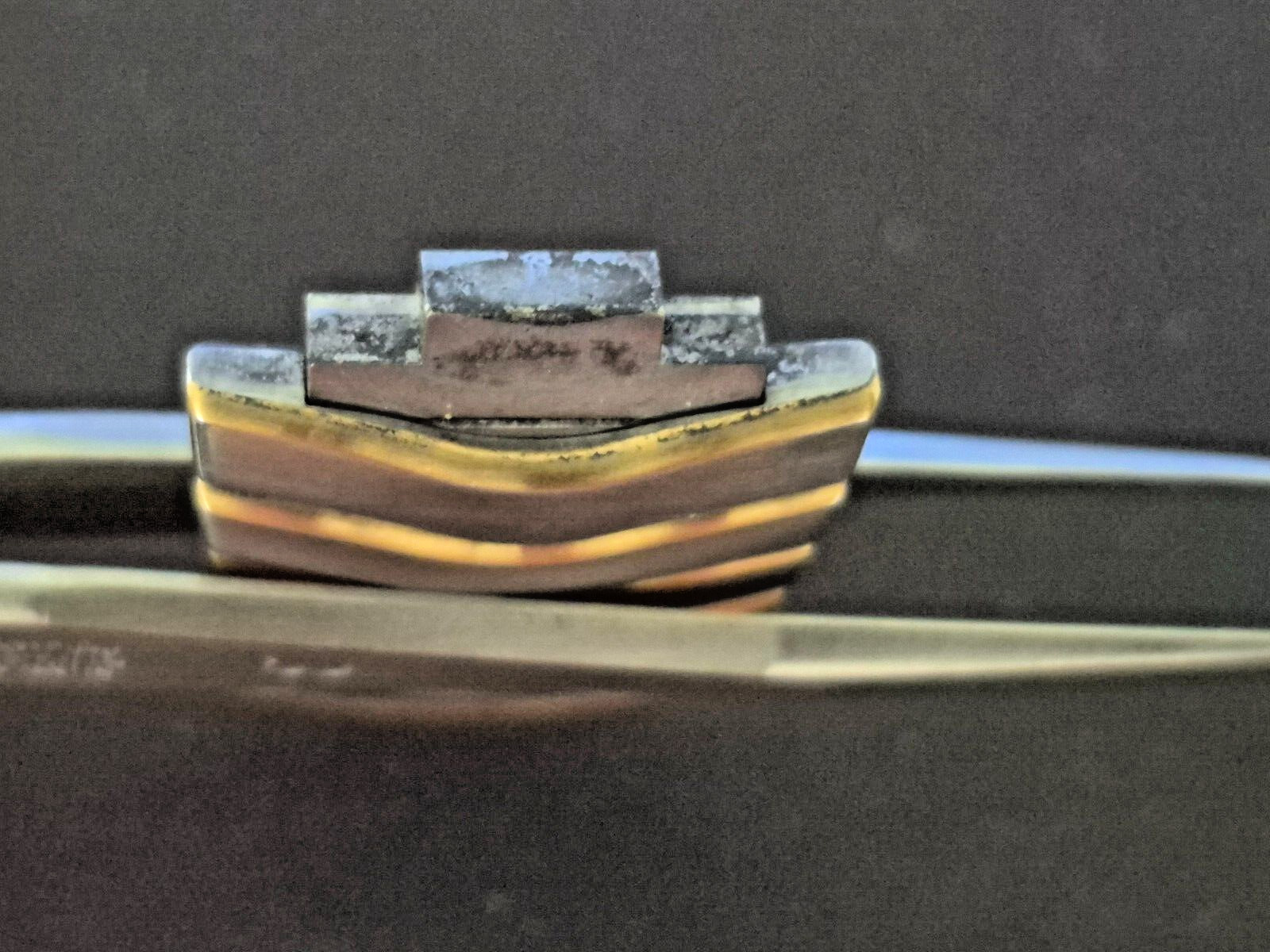 EBEL Classic Wave 7 Link Steel & Gold Segment for bands found on 21mm lug cases