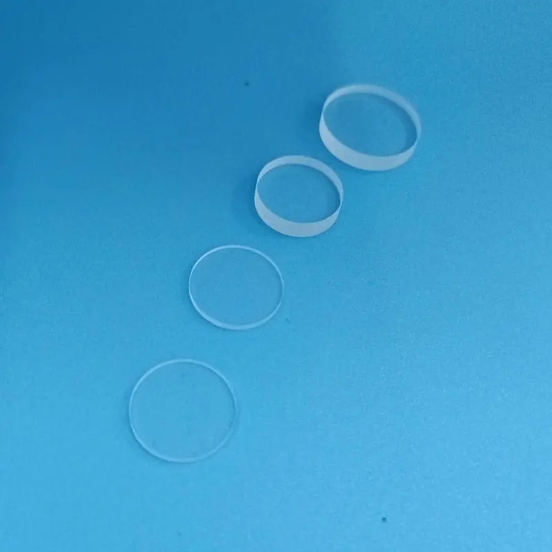 10PCS 11mm-17mm Quartz Glass Lens JGS2 Round Acid Alkali Temperature Resistance