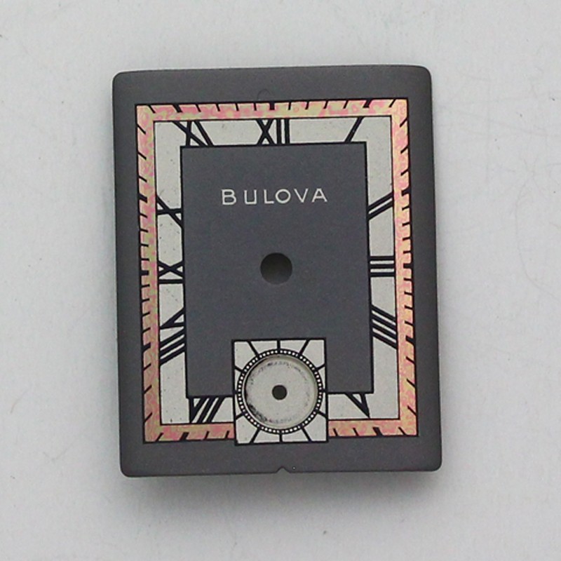 Bulova Vintage 23.15mm x 18mm 1950’s “Tuxedo” Style Wristwatch Dial – NOS