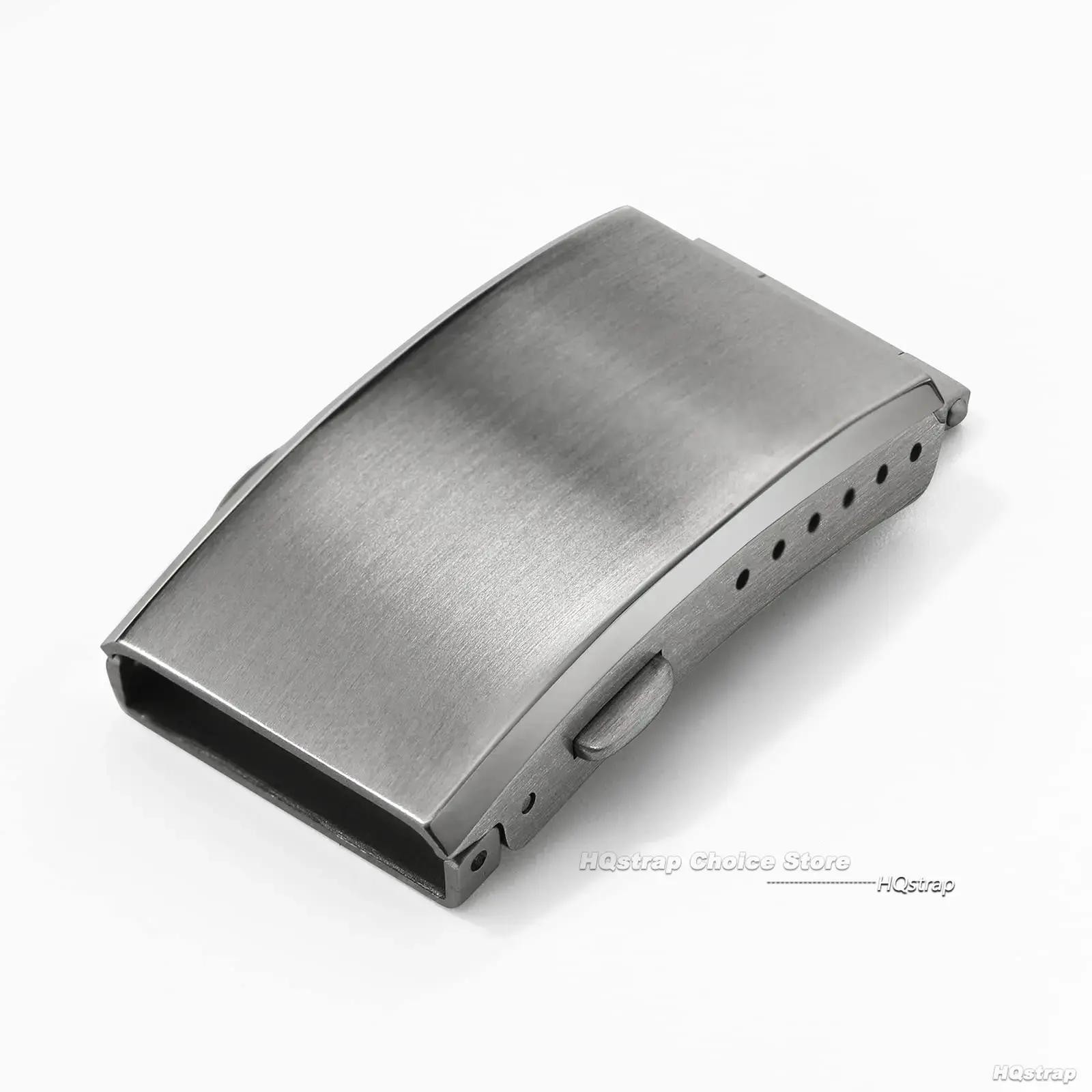 18 20 22mm Extended Fold Watch Buckle for Seiko Steel Safety Clasp Silver Black