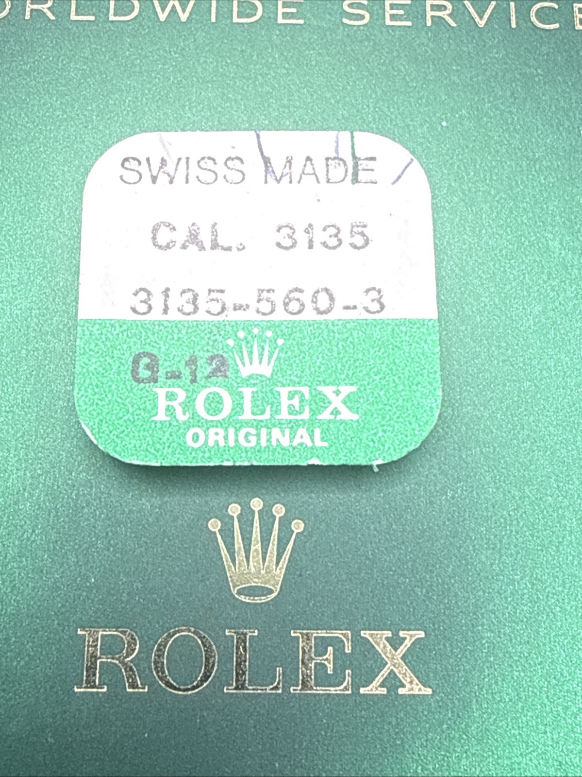 Genuine Rolex 3135-560-3 Oscillating Weight Spring Clip – Cal. 3135 – NOS