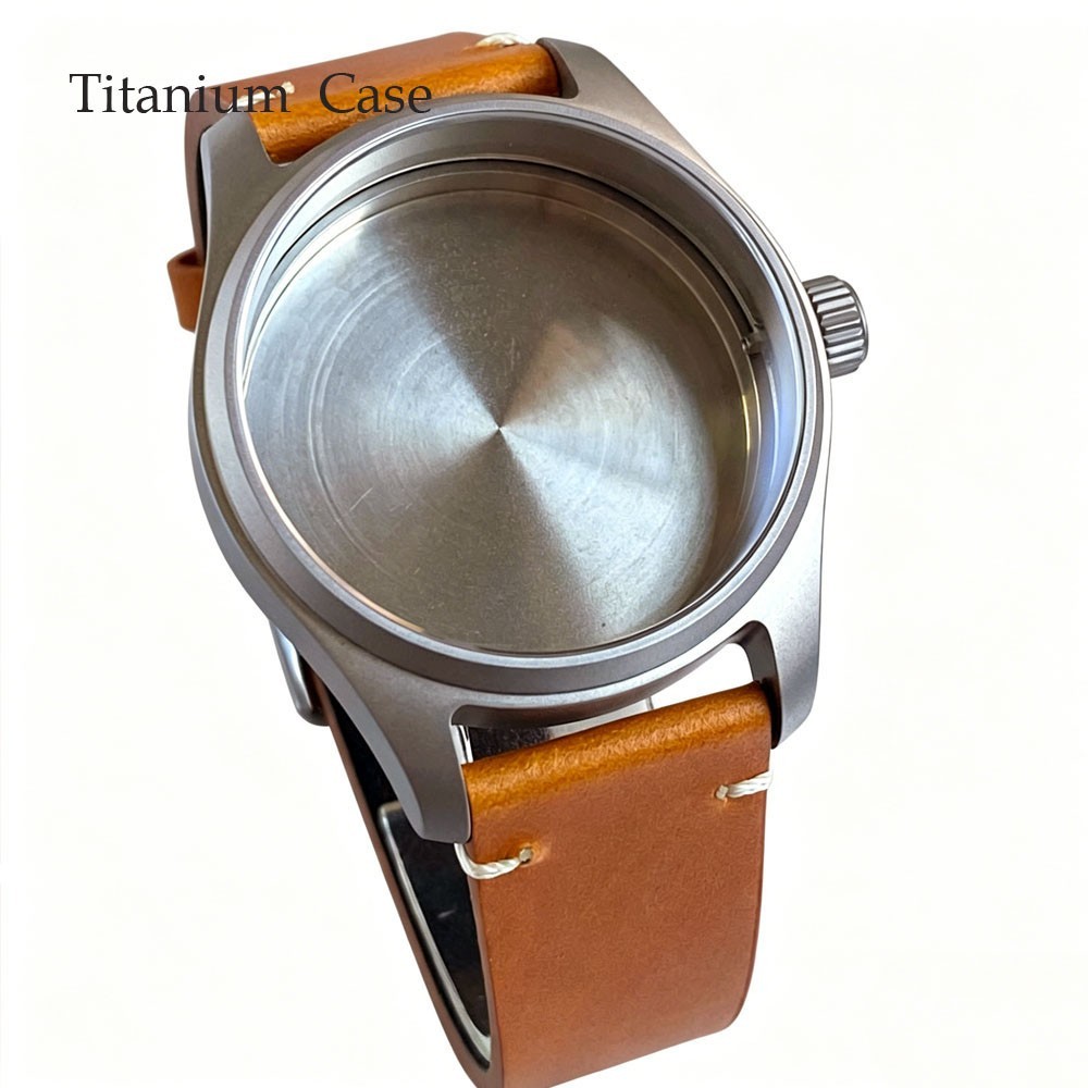 20ATM Titanium Waterproof Men Watch Case Strap For NH35 Miyota 8215 PT5000 VH31