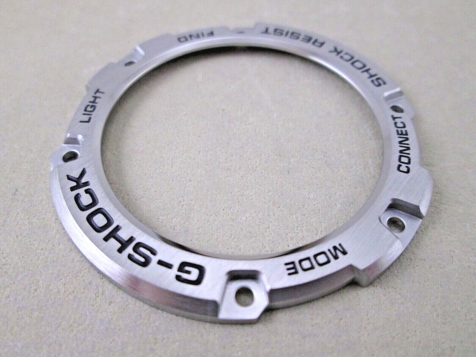 Casio G-Shock G-Steel GST-B100 GST-B100D stainless steel watch bezel silver tone