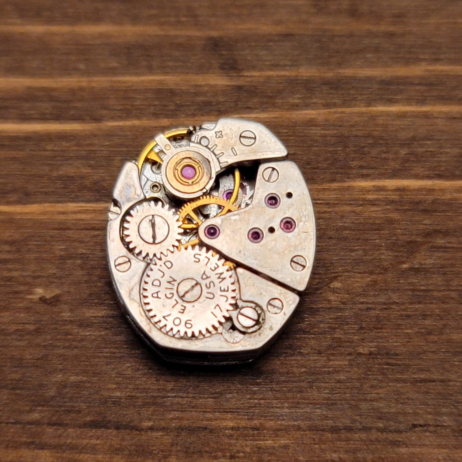 Lot of 4 VTG Watch Movement for Parts – Elgin / Bulova / Waltham / Ingersoll