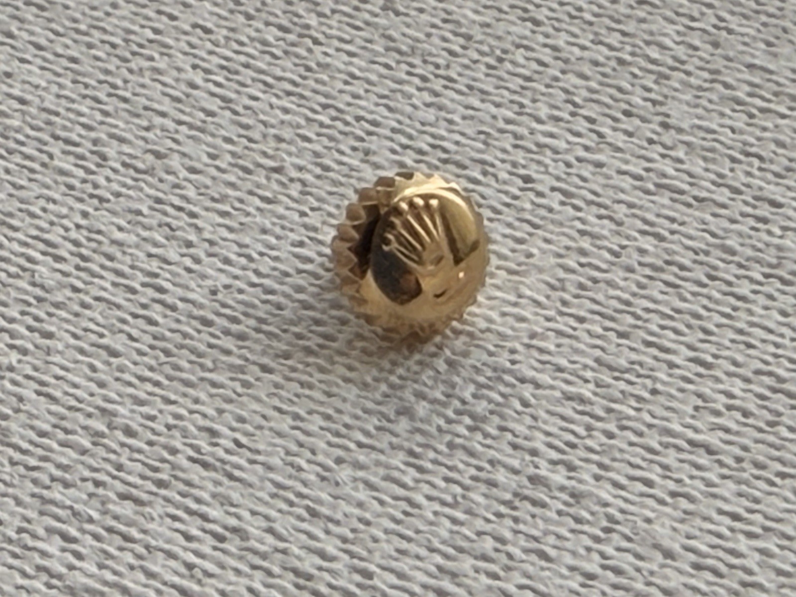 Genuine Rolex 241 24-603-8 Yellow Gold Crown 6mm