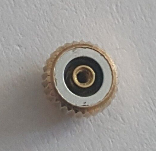 Benrus Water Resistant Gold Plated Crown