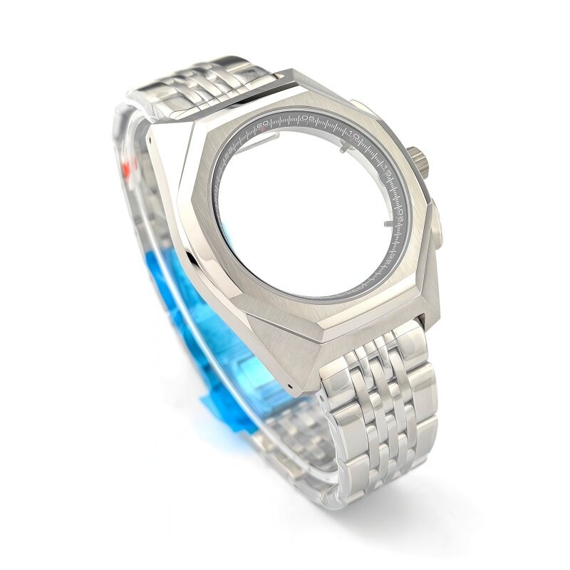 44.5mm VK64 VK63 Watch Case dial For GS Multi Function Sports Chronograph Parts
