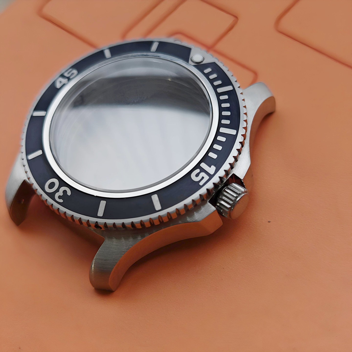 42mm 10ATM Dive Steel Watch Case Sapphire Crystal For ETA2824 & PT5000 Movement