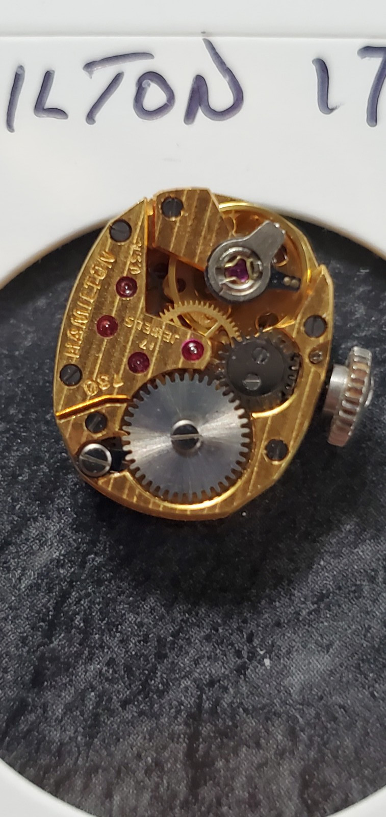 WOMANS HAMILTON 17j 780 WRIST WATCH MOVEMENT #4012