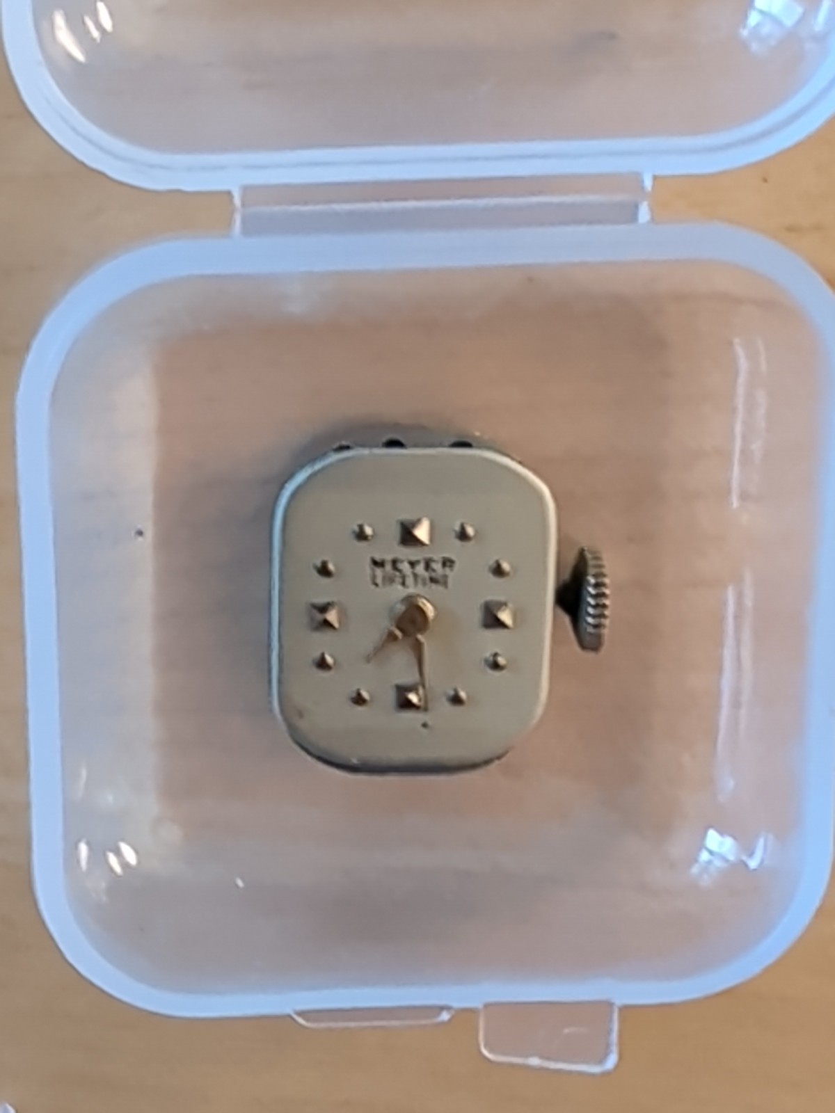 Meyer Lifetime Watch Face Movement Parts/Repair Starts and Stops