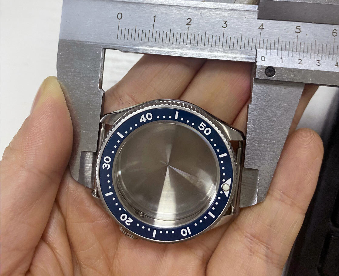 37mm Sapphire Glass Titanium Watch Case Fit NH35 NH36 ETA 2824 movement SKX 013