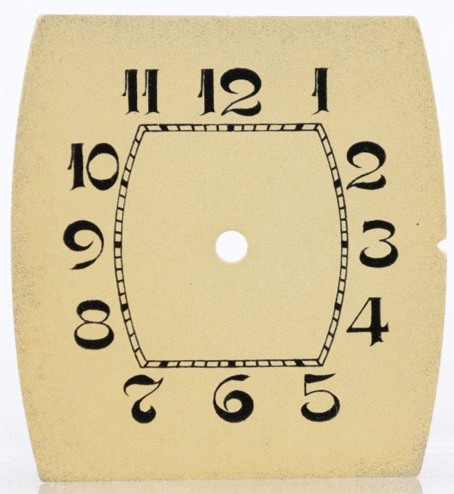 NOS TRENCH TANK ART DECO WRIST WATCH DIAL 22.51x24mm (HN)
