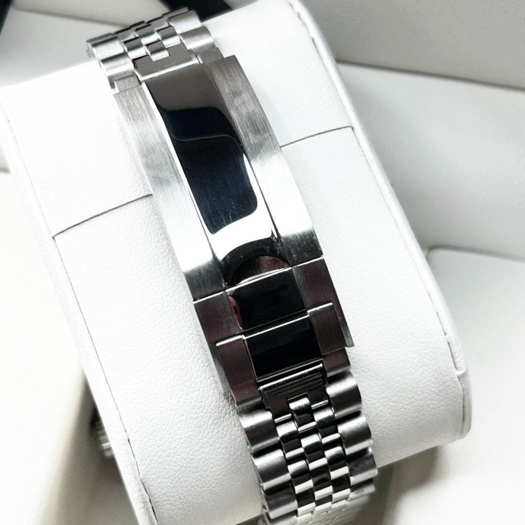 Smurf Bezel 20ATM 40mm Brushed Watch Case Fit Nh35 Nh34 Nh36 Movement Mod Parts