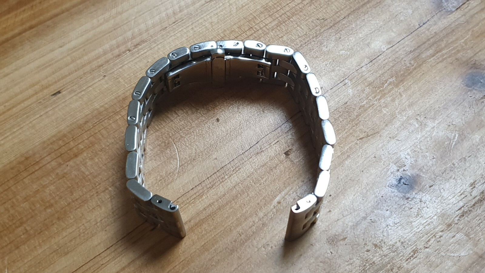 Massive stainless steel heavy metal band – butterfly clasp – 22mm – 105gr – 316L