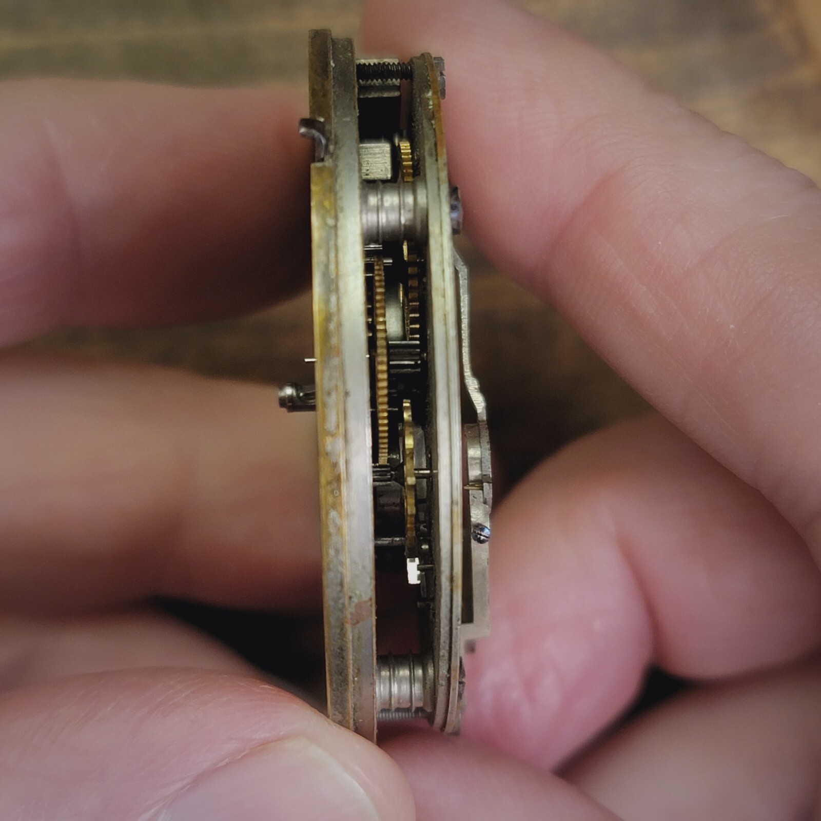 Antique Dueber Hampton Watch Co. Movement #661276 Parts / Repair 45.5mm
