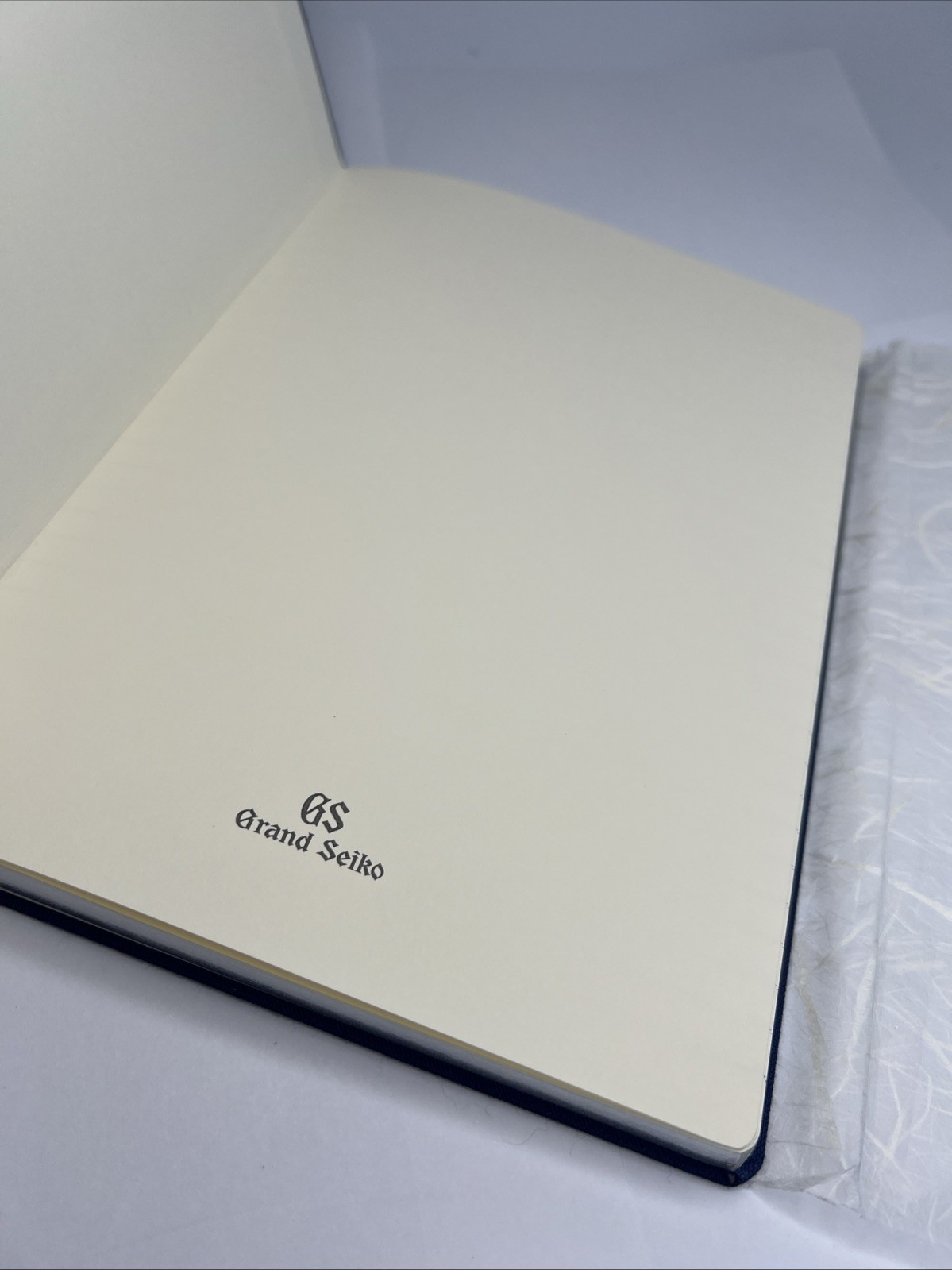 Grand Seiko Blue Kawachiya Notebook Journal Diary w/ Outer Box Set