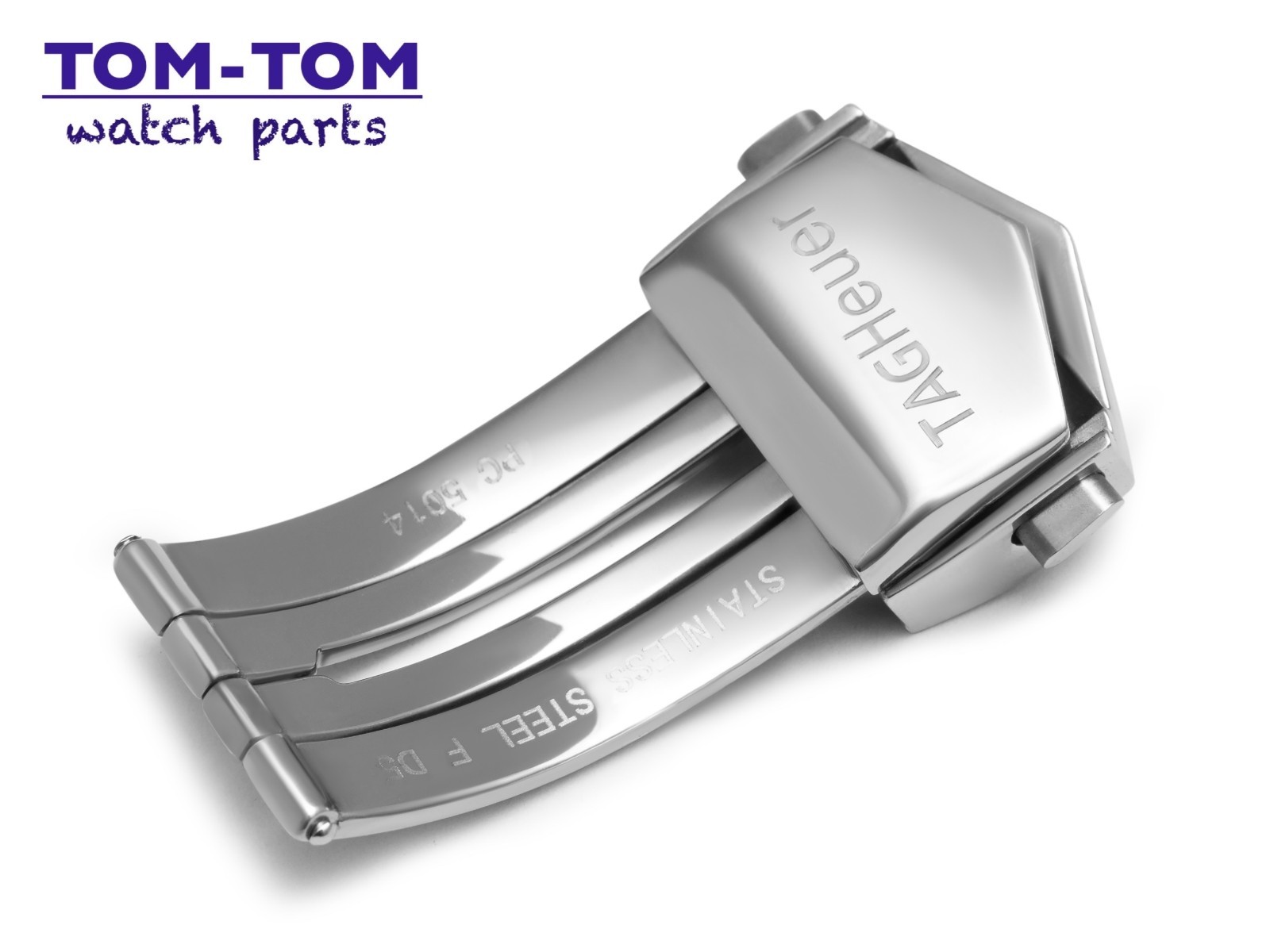 Fits TAG HEUER 18 20mm Clasp Buckle for Leather Rubber Strap Band Carrera Monaco