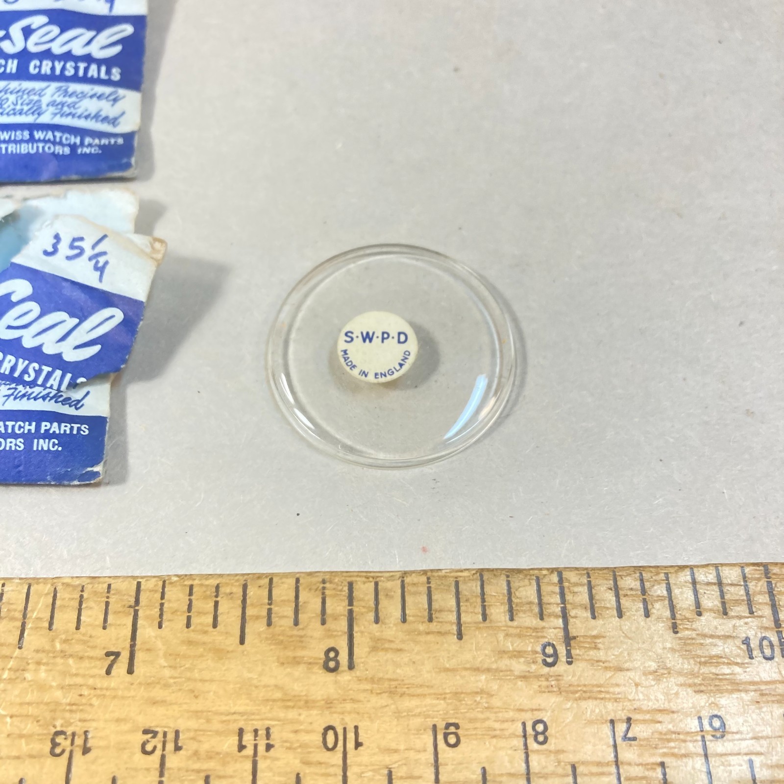 Vintage Tru-Seal Watch Crystal 4 Pc Watches Parts or Repair Swiss