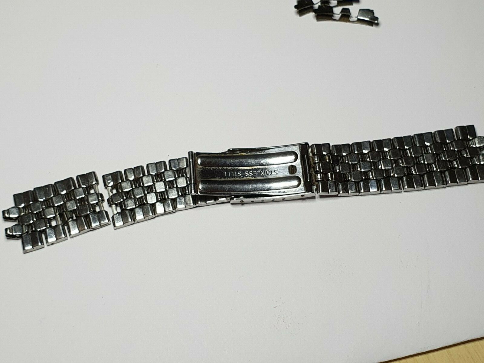 vintage ENICAR watch bracelet from Divers Enicar 18 mm lug DAMAGED