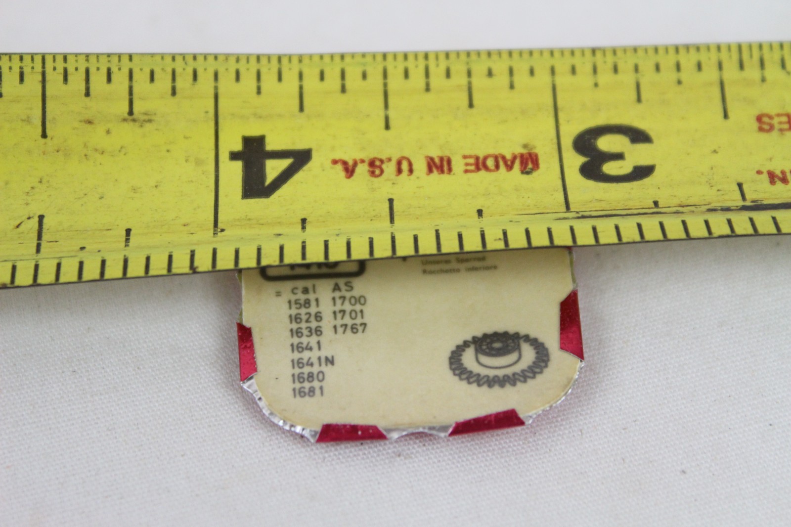 New Lower Ratchet Wheel Ebauches S.A. Watch Part AS 1416 11.5 – 13 1580