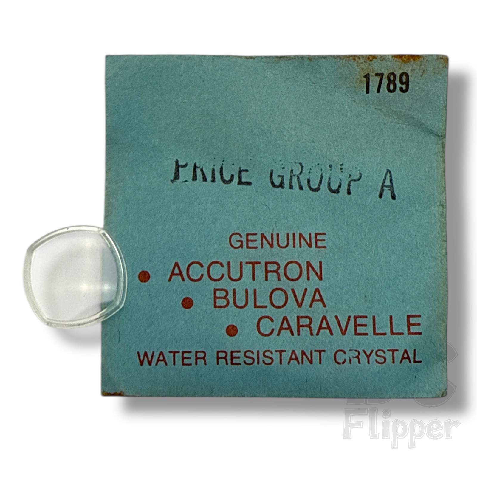 Bulova 1020.10 Watch Crystal 1789F Fancy 12.8 x 12.8mm Case# 3867, 3822, 3823