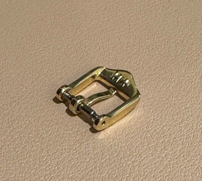 Hirsch Tradition Buckle Clasp Yellow Gold Stainless Steel 10mm BC1030-1-10