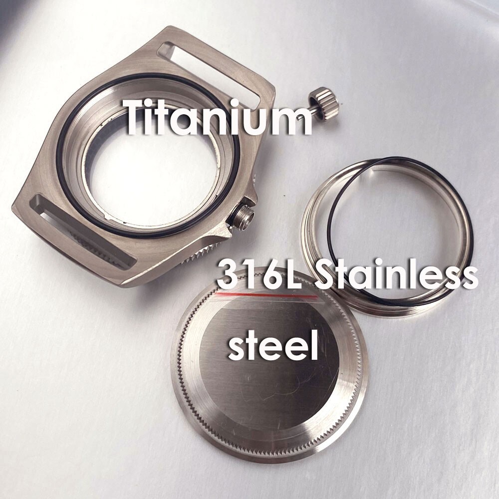 NH35A Tactical Frog Titanium Watch Case 42mm for ETA2824 PT5000 Sapphire Glass
