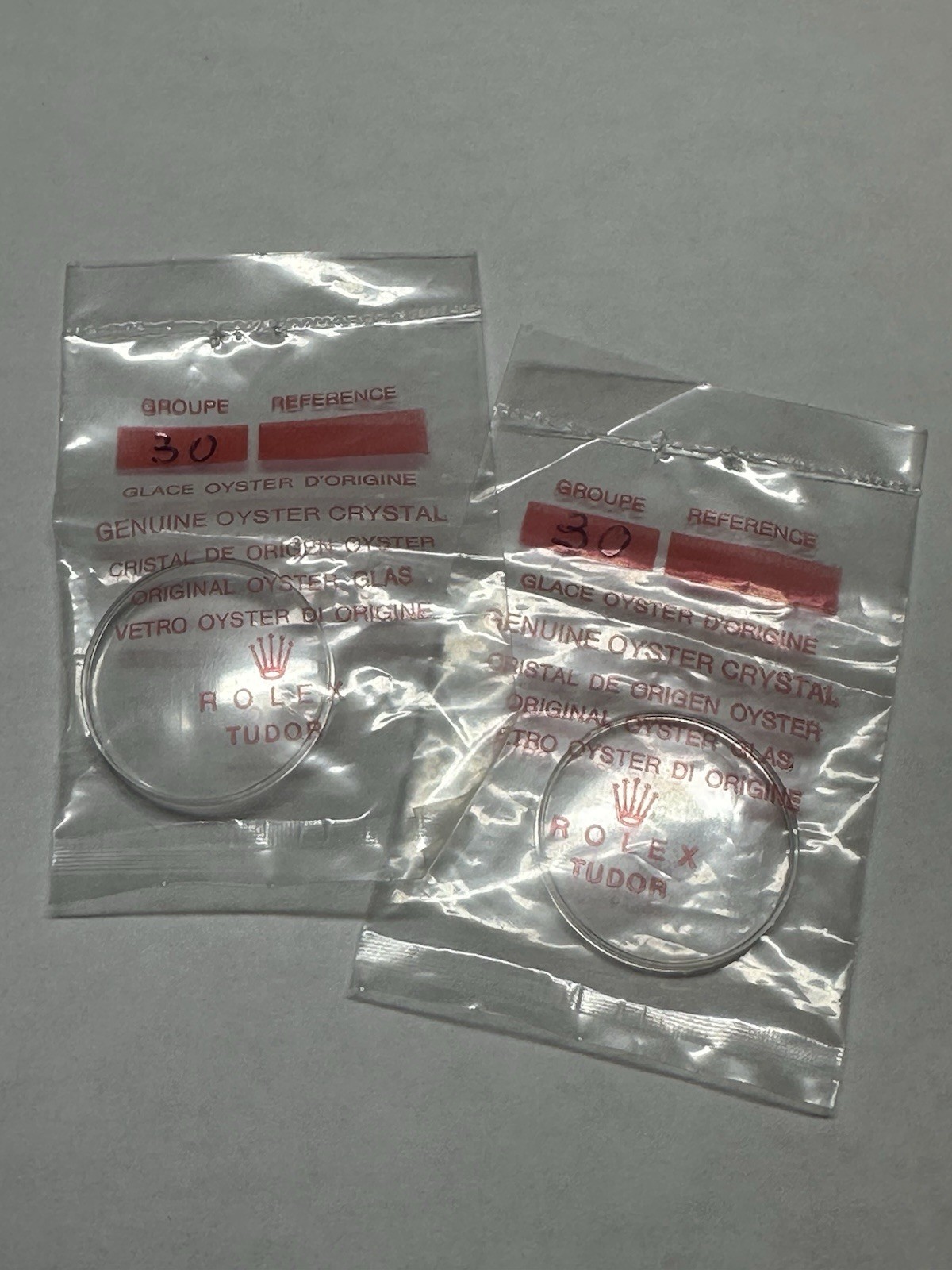 NOS Rolex Tropic 30 Watch Crystal For Rolex Oyster Speedking + Oyster Perpetual