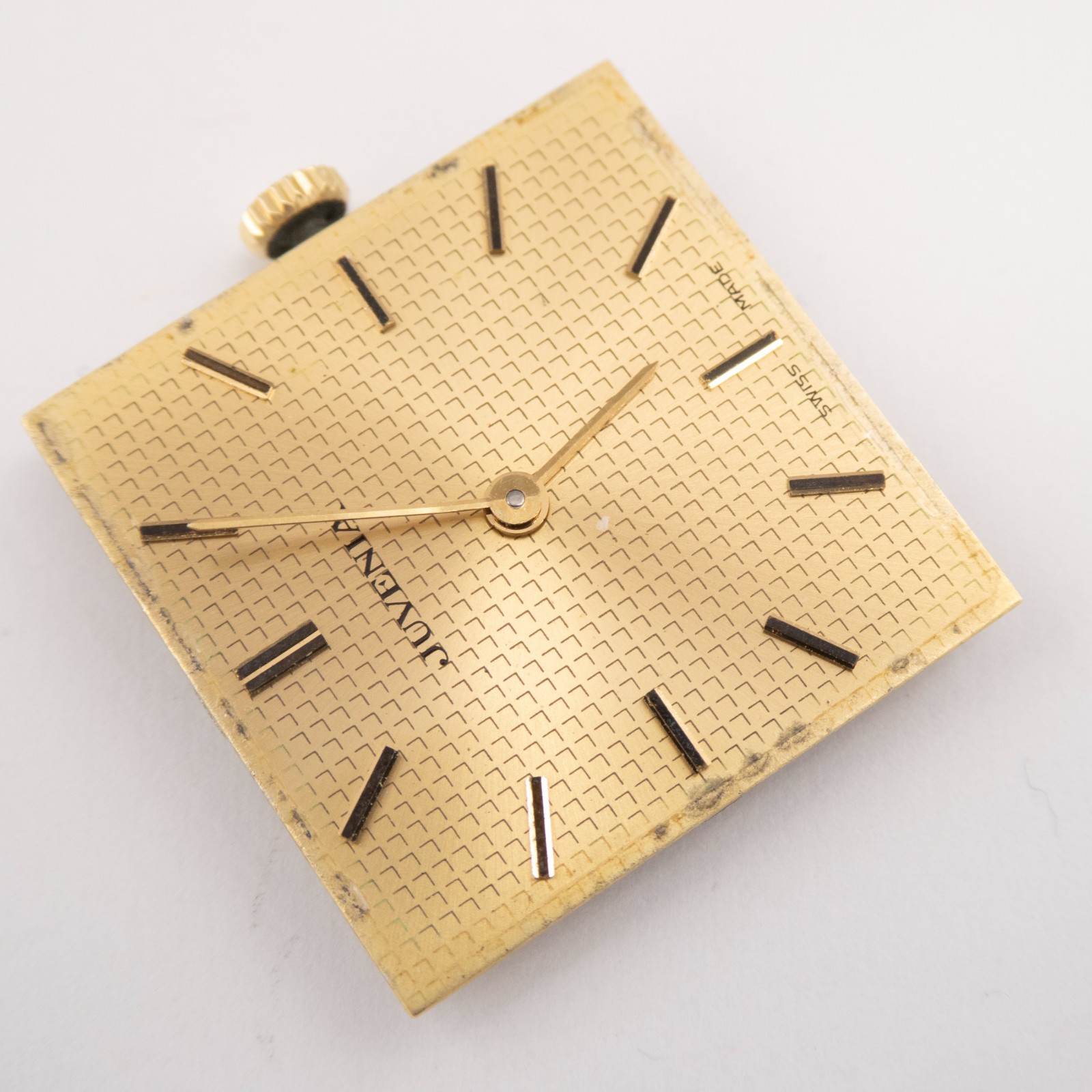 Vintage Juvenia Caliber 1145 17-Jewel Wristwatch Movement, Runs