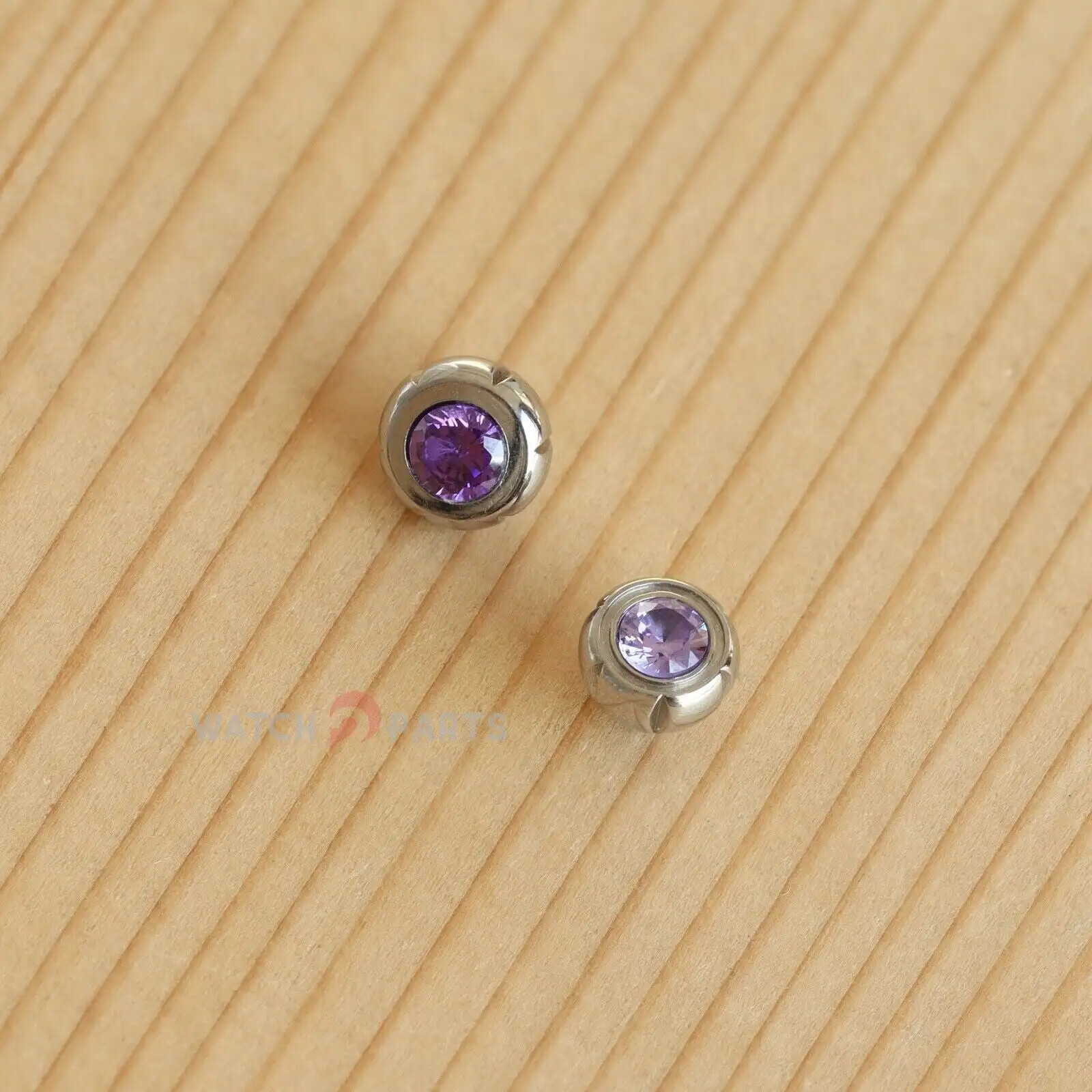 Purple Gemstone Watch Crown Fit For Chopard IMPERIALE 28mm/36mm Aftermarket