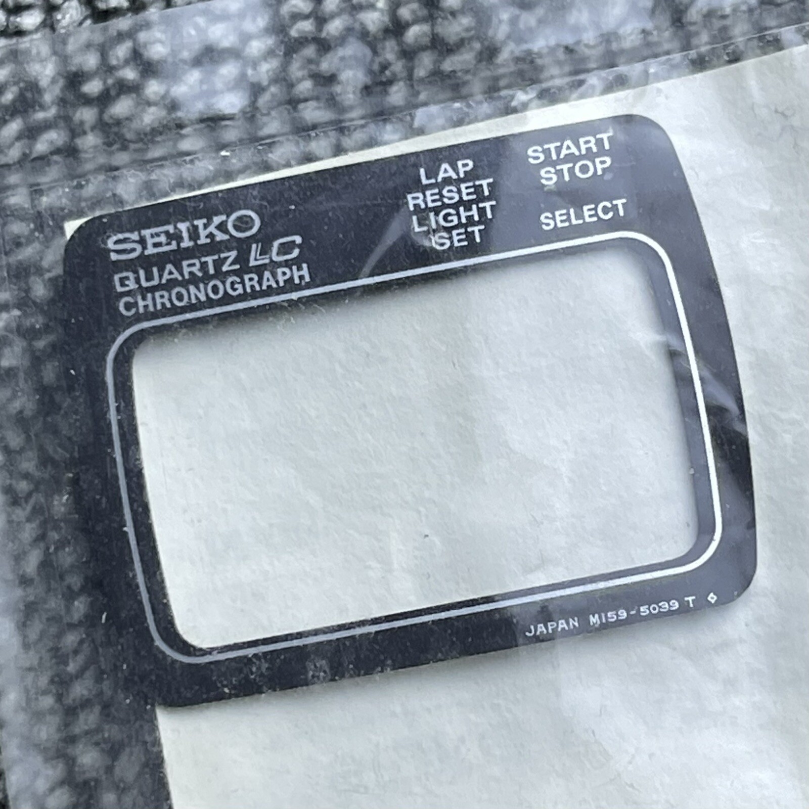 NEW OLD STOCK PANEL COVER QUARTZ LC SEIKO M159-5039
