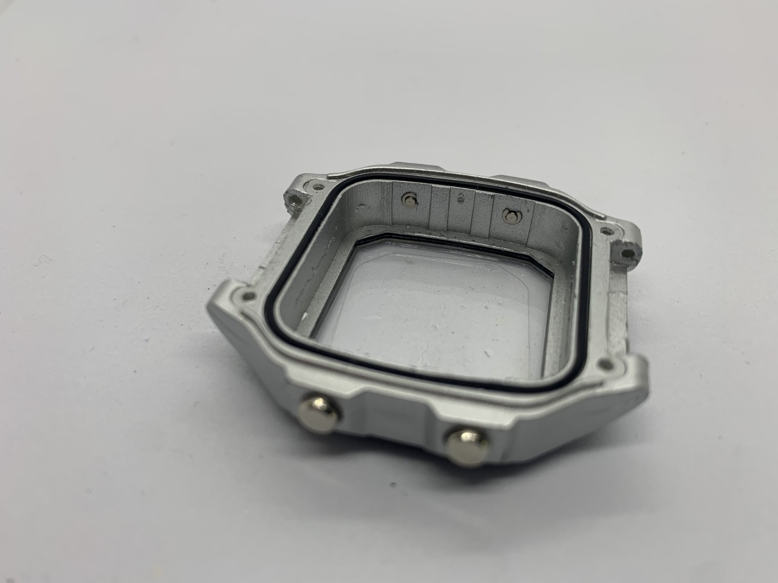 Casio WorldTime AE-1200 Replacement Silver Resin Case Screws Gasket READ