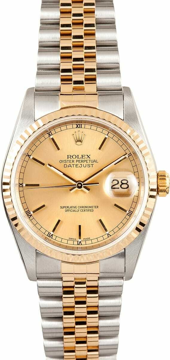 18KY FLUTED BEZEL FOR ROLEX 18048, 18078, 18208, 18238, 18248, 18308