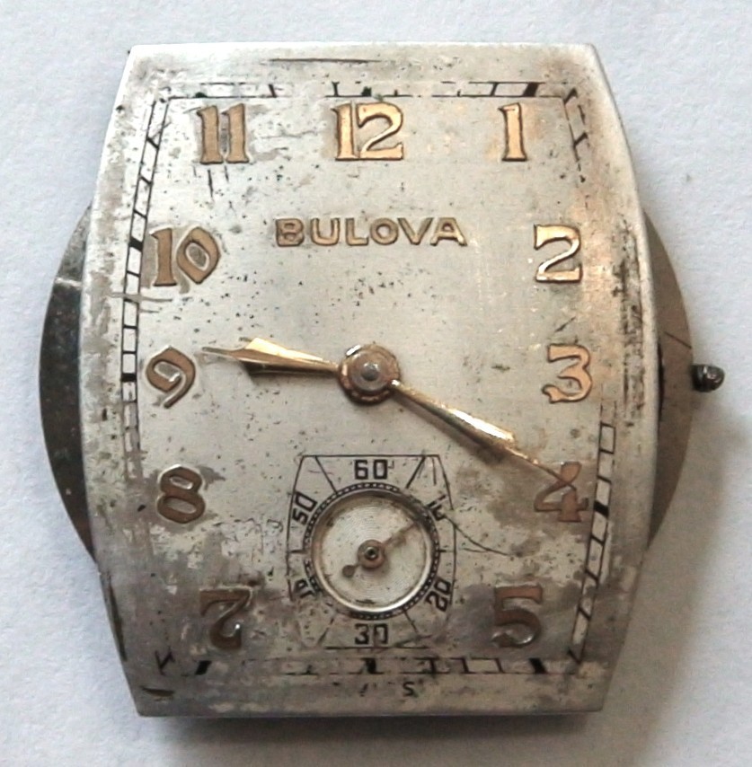 VINTAGE BULOVA 17 JEWELS 10BA SWISS MADE COMPETE WATCH MOVEMEN PARTS OR REPAIR
