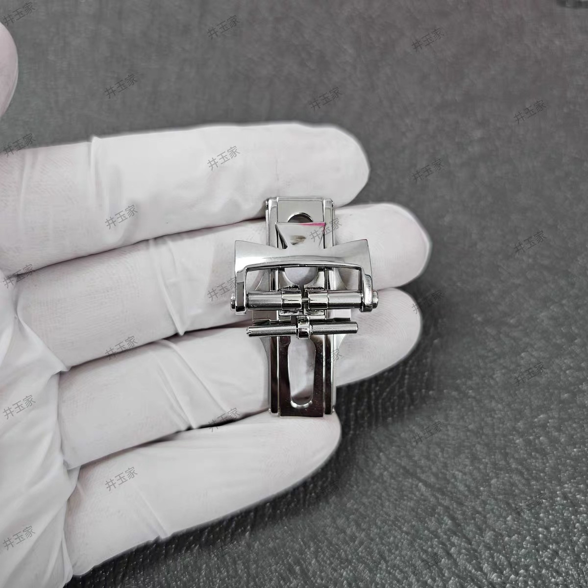 For Vacheron Constantin Overseas leather strap folding buckle 47450/47040/4500