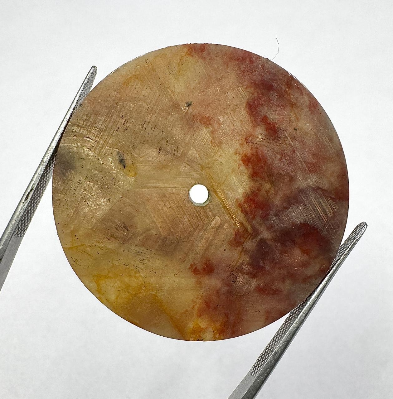 blood jasper Stone watch dial Polished Gemstone 33 mm Round shape gmc 1103w