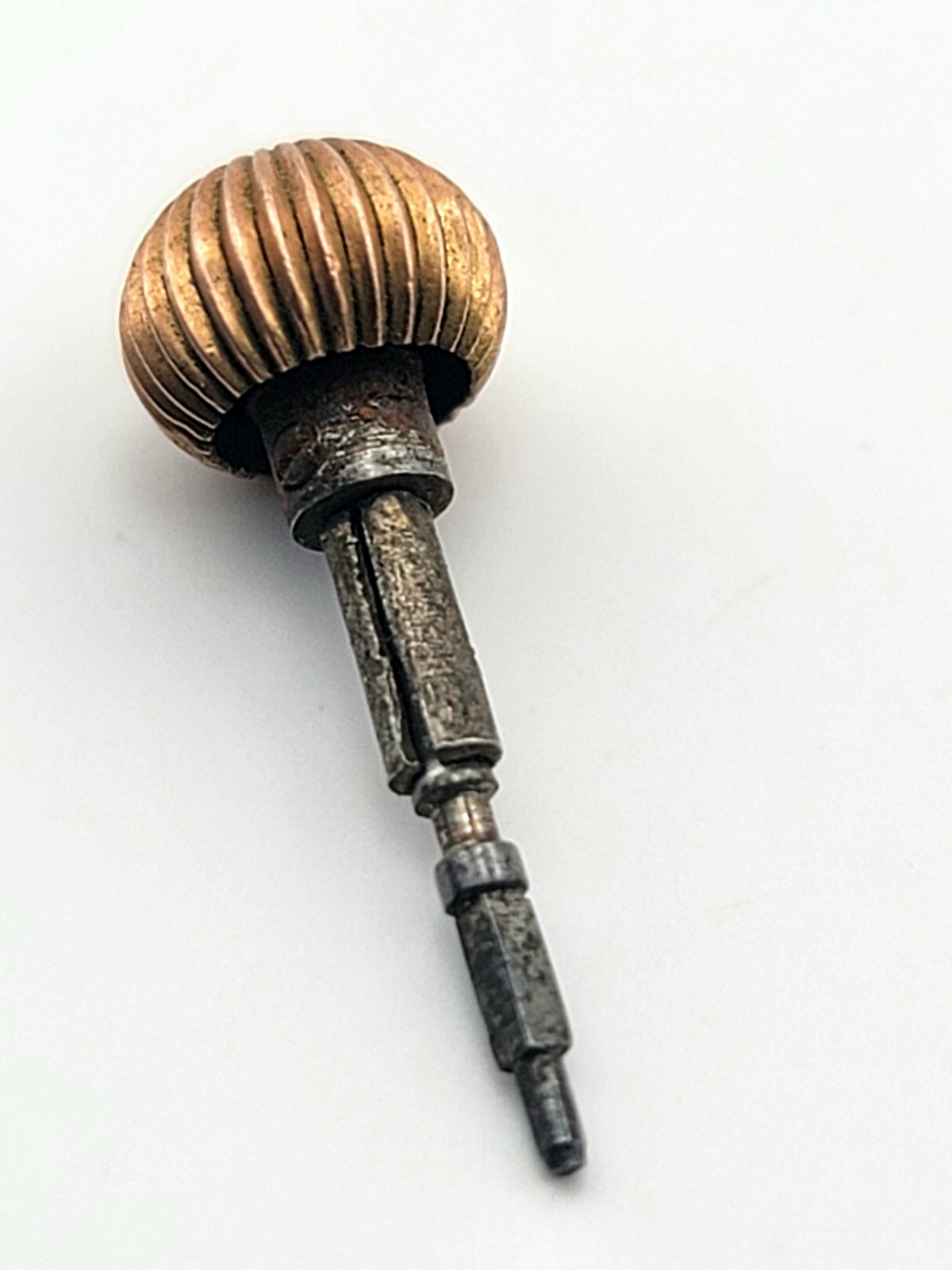 SB9A18: Vintage Pocket Watch Fluted Crown 6.4mm Dia x 18mm L x 1.8mm Stem Dia