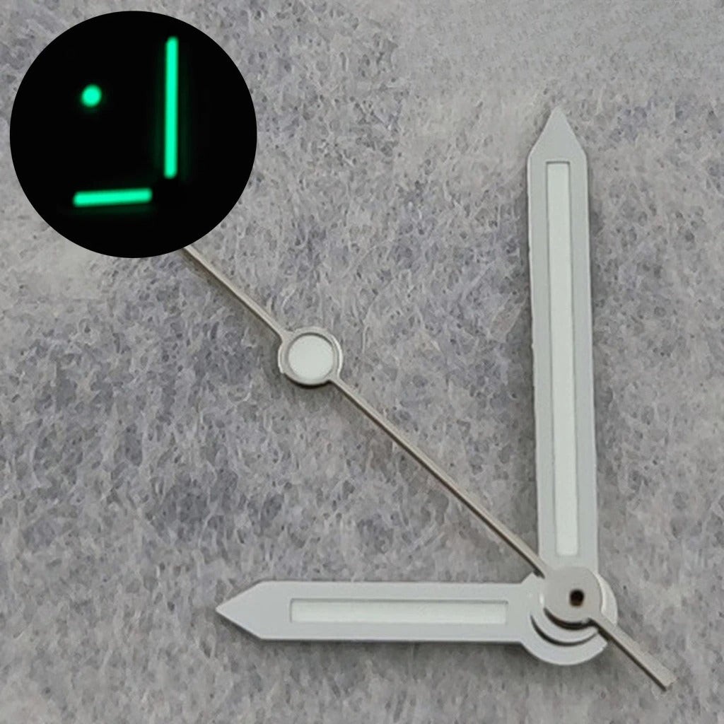 C3 Green Luminous Hands Watch Hands For NH34 NH35 NH36 NH38 7S26 4R35 4R36