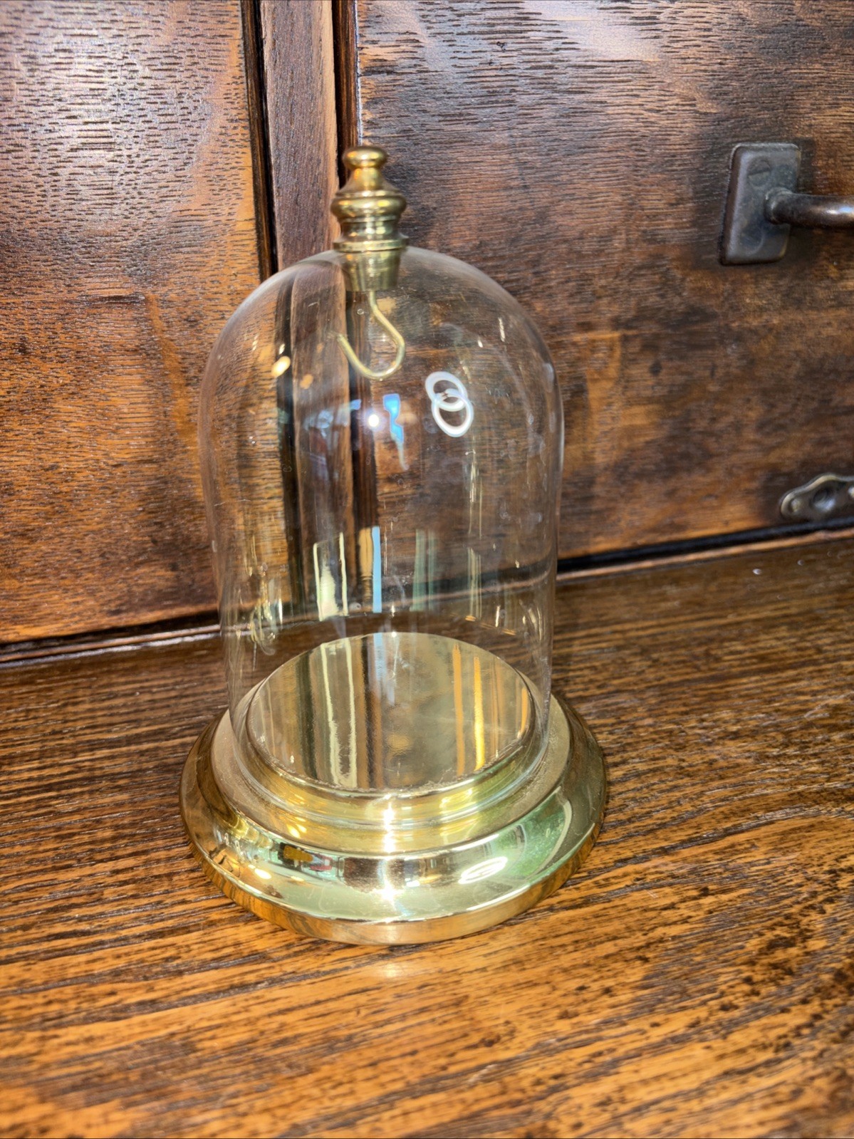 Pocket Watch Holder Glass Display Dome w/ Base