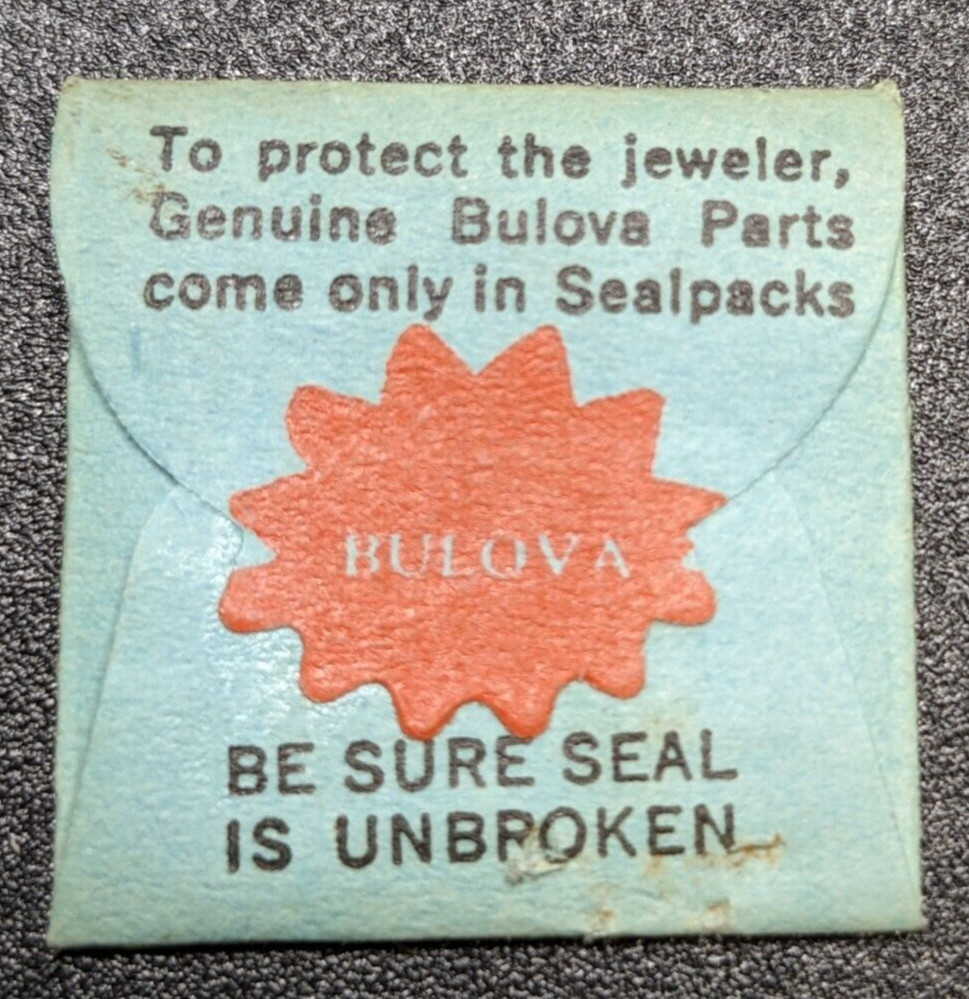 NOS Genuine BULOVA Cal. 8AE WATCH HOUR WHEEL PART# 7