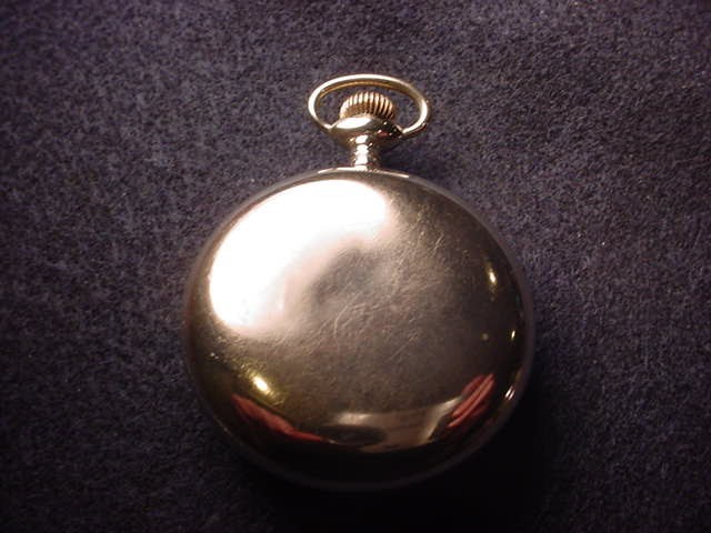 18 SIZE OPEN FACE LEVER SET CASE GREAT NICKEL CASE–EXTRA THICK CRYSTAL!! #102
